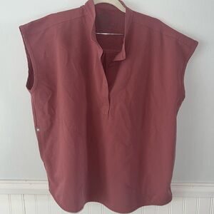 Figs Rafaela mauve top